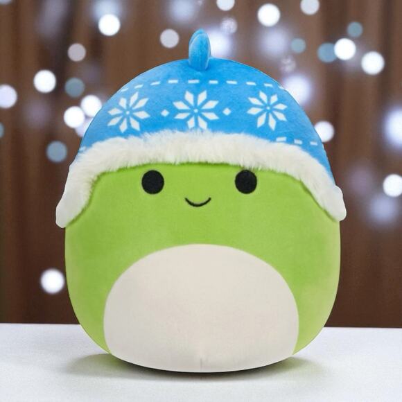 Squishmallows Plush Christmas Danny the Dinosaur Stuffed Animal Nursery Decor 5" - Picture 1 of 4